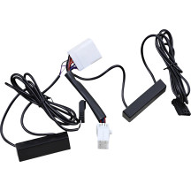 Micro Bullet Amber/Red Wiring Adapter — Black, MPR-MCROAR-HD