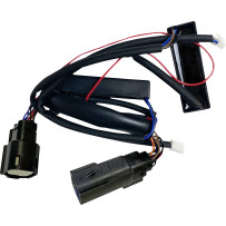 Run/Brake/Turn Lighting Accessory Adapter — Black, For Harley-Davidson®