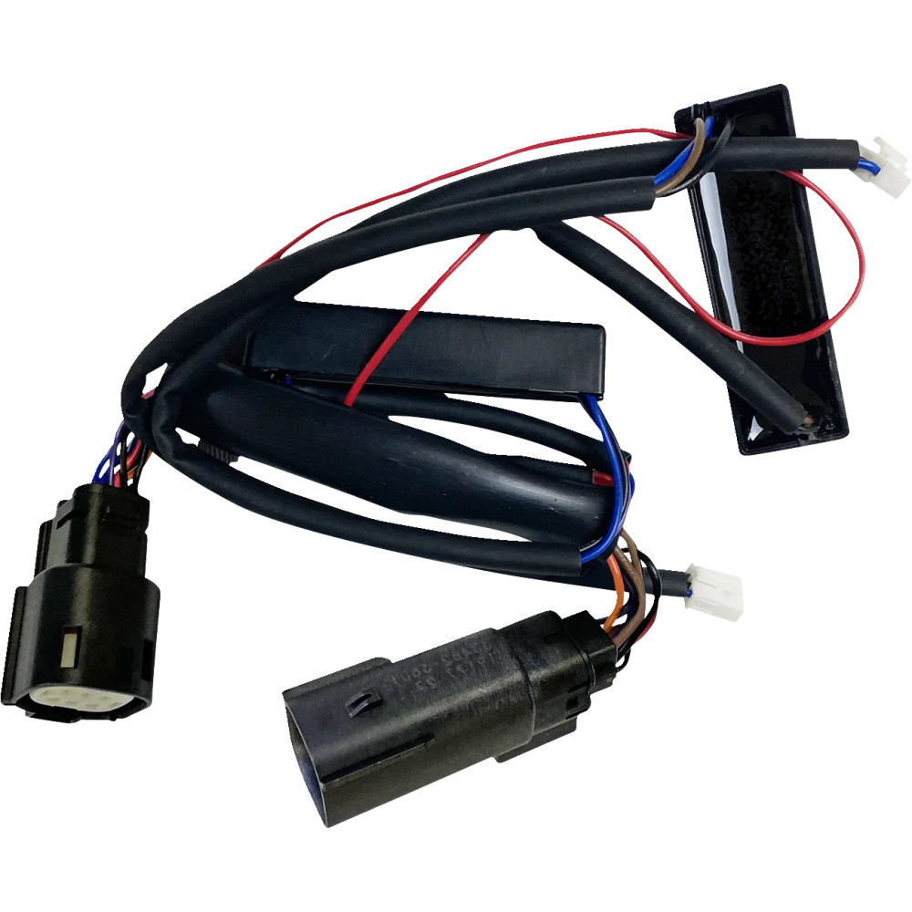 Adaptador de accesorio de iluminación marcha/freno/giro — Negro, para Harley-Davidson®