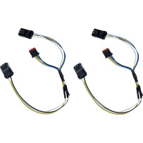 Run/Turn Signal Front Accessory Adapters — Harley-Davidson®, Black