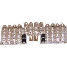 Placa LED para punta de guardabarros — 40 LEDs, rojo, reemplaza OEM #194, para Harley-Davidson®