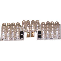 LED Fender Tip Board — 40 LEDs, red, replaces OEM #194, fits Harley-Davidson®