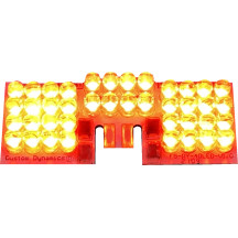 Placa LED para punta de guardabarros — 40 LEDs, rojo, reemplaza OEM #194, para Harley-Davidson®