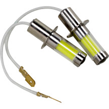 H3 LED Replacement Bulbs — PK22s (H3), 1200 lm, White, Pair