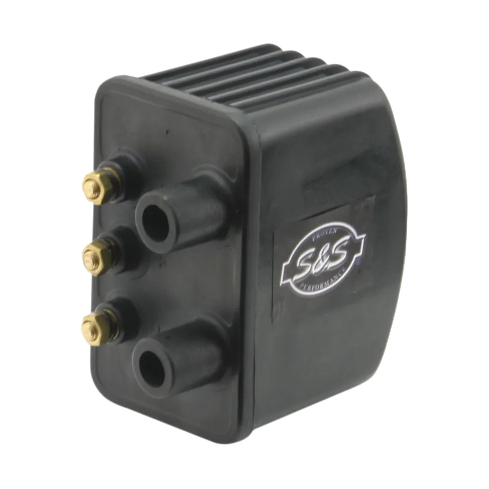 Bobina de encendido de alto rendimiento 3 ohmios de disparo simple — 12 V, negro