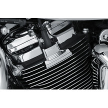 Spark Plug Head Bolt Cover — Chrome, Silver