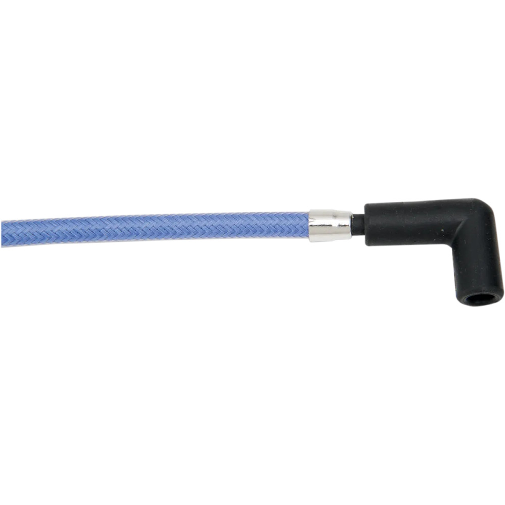 Cable de bujía trenzado — 8 mm, 51.5 cm, Azul