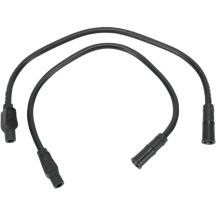 409 Pro Race Cable de bujía — 10,4 mm de diámetro, 48,5 cm y 94 cm, negro