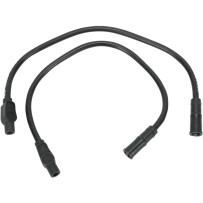 409 Pro Race Cable de bujía — 10,4 mm de diámetro, 48,5 cm y 94 cm, negro