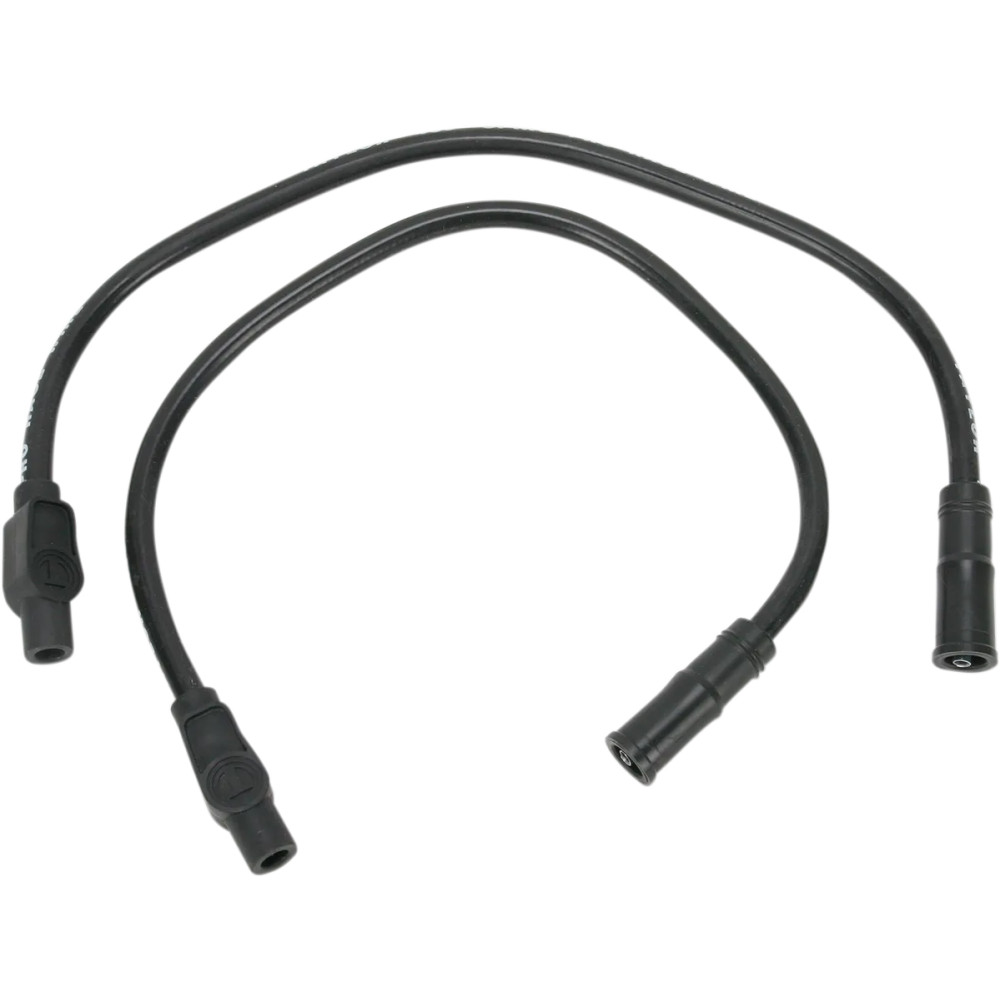 409 Pro Race Cable de bujía — 10,4 mm de diámetro, 48,5 cm y 94 cm, negro