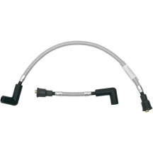 Braided Spark Plug Wire — 8 mm, 165 mm, Stainless Steel