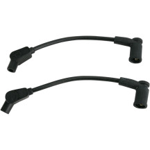 Custom-Fit Spark Plug Wire Kit — 8 mm, 203 mm (8"), Black