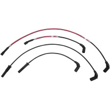 Braided Spark Plug Wire — Red
