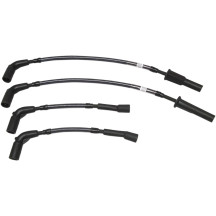 Cable de bujía trenzado — Negro