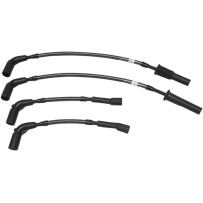 Cable de bujía trenzado — Negro