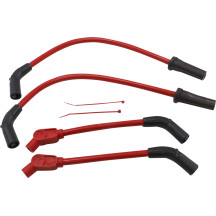 Pro Spark Plug Wires — 10.4 mm, Red