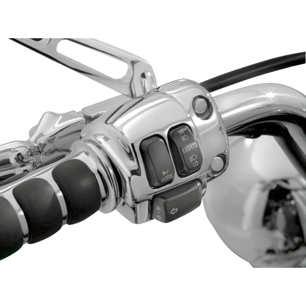 Chrome Switch Housing — 25.4 mm (1")