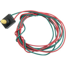 Aluminum One Button Switch Housing — 1-button, handlebar, black