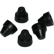 Rubber Reset Switch Boots — 5-pack, Black