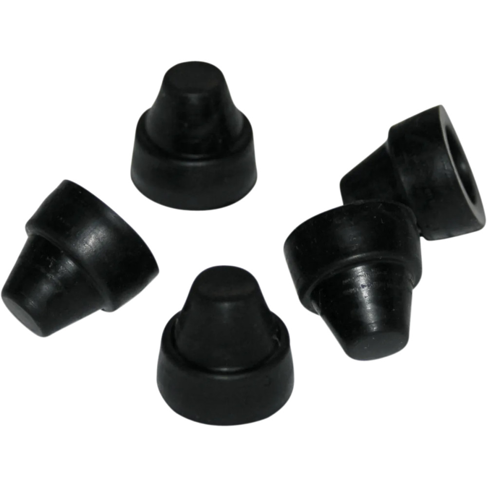 Rubber Reset Switch Boots — 5-pack, Black