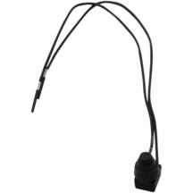 Interruptor pulsador — paquete de 3, negro