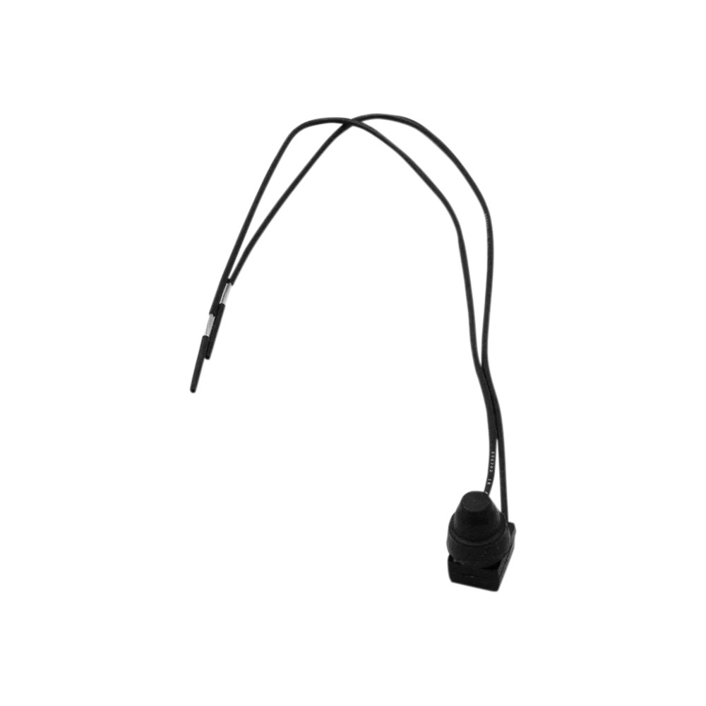 Interruptor pulsador — paquete de 3, negro