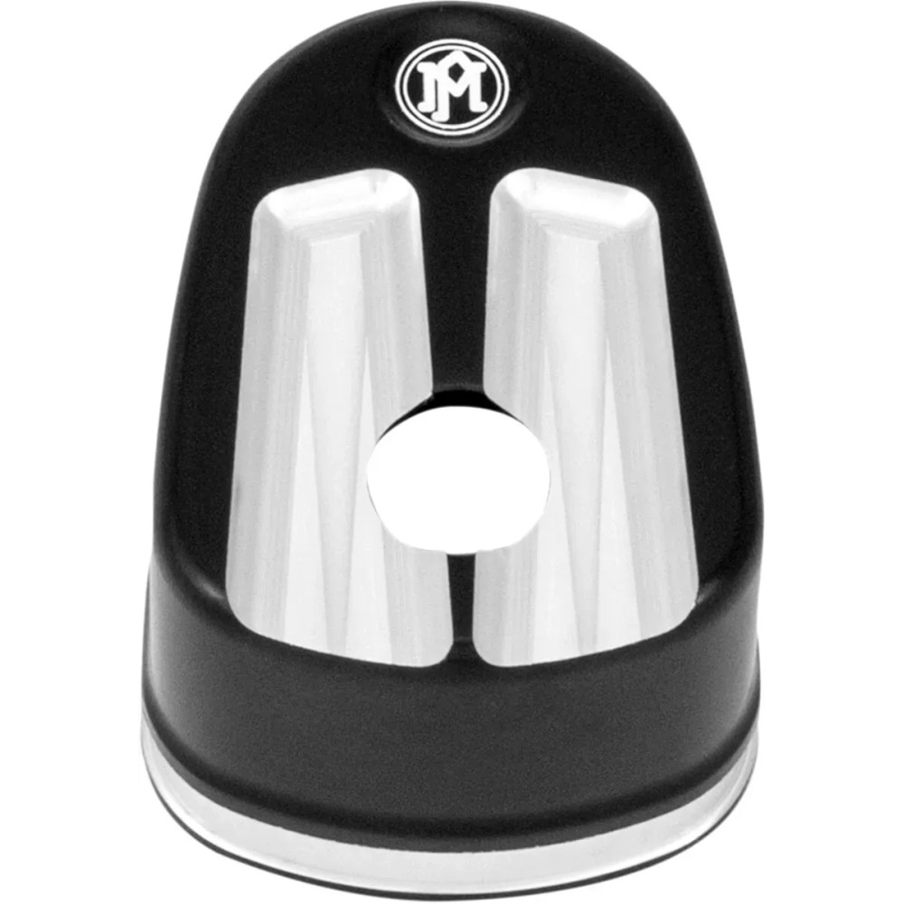 Ignition Switch Cover — Matte black, Aluminum