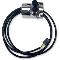 Conjunto de control montado en manillar Legend cromado — 25,4 mm (1"), 31,8 mm (1-1/4")