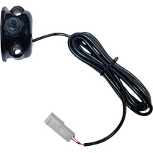 Interruptor auxiliar montado en el manillar encendido/apagado — negro, compatible con Harley-Davidson®