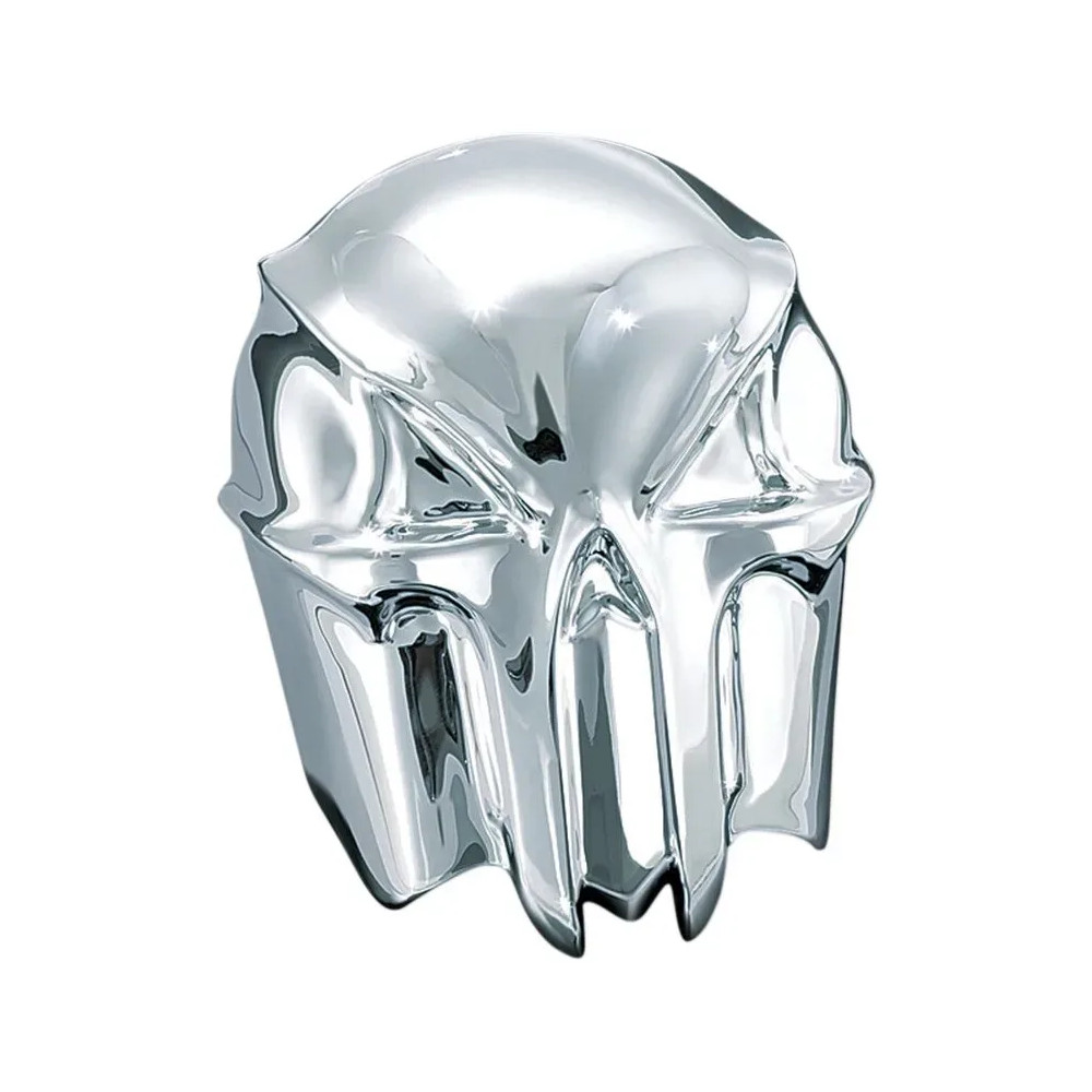 Skull Horn Cover — Chrome