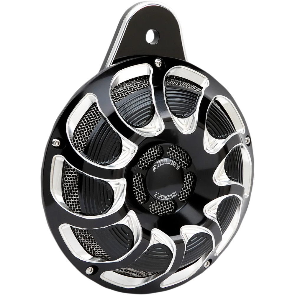 Billet Horn — Black, Chrome