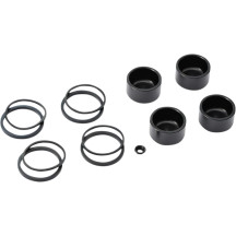 Caliper/Piston Seal Kit — Front, Black