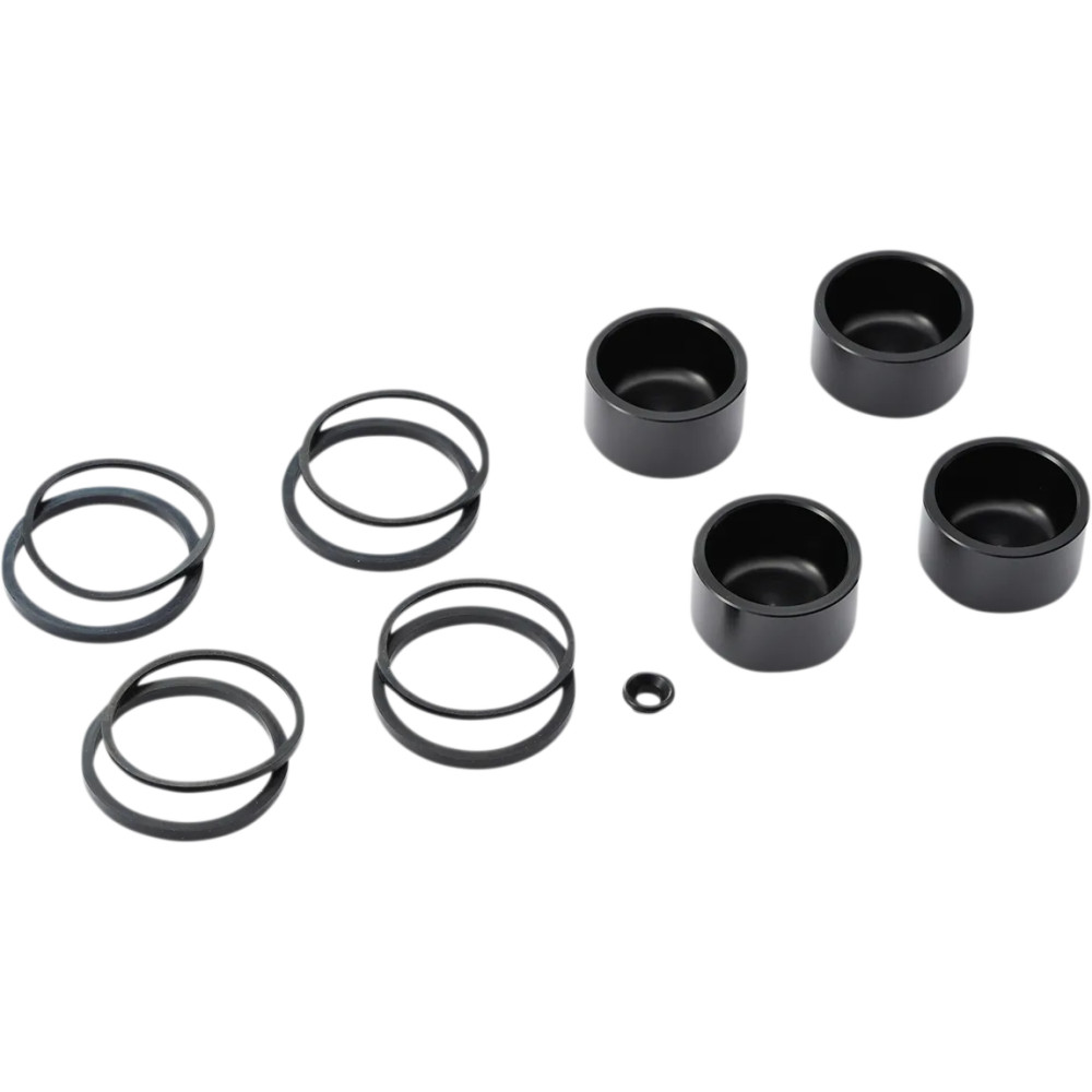 Caliper/Piston Seal Kit — Front, Black