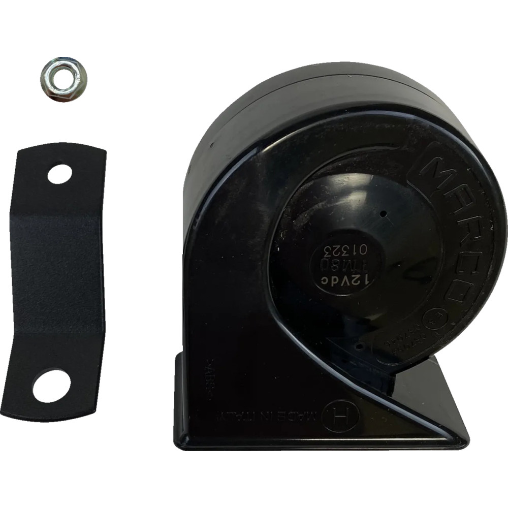 Kit de bocina electromagnética doble — 12 V, Negro