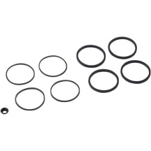 Caliper/Piston Seal Kit — Front, Rear, Black