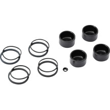 Caliper/Piston Seal Kit — Front, Rear, Black