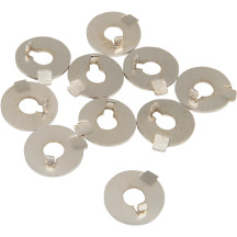 Starter Shaft Lock Washers — Silver, 10 Pack