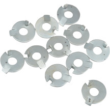 Starter Shaft Lock Washers — 10-pack, silver, fits late 1990 models