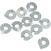 Starter Shaft Lock Washers — 10-pack, silver, fits late 1990 models