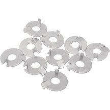 Starter Shaft Lock Washers — 10-pack, Silver