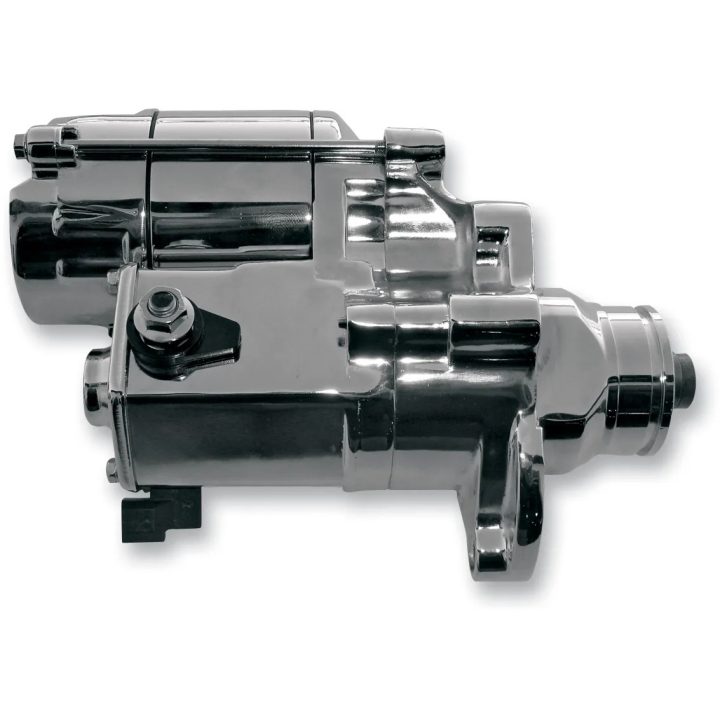 Starter Motor — 12V, Chrome