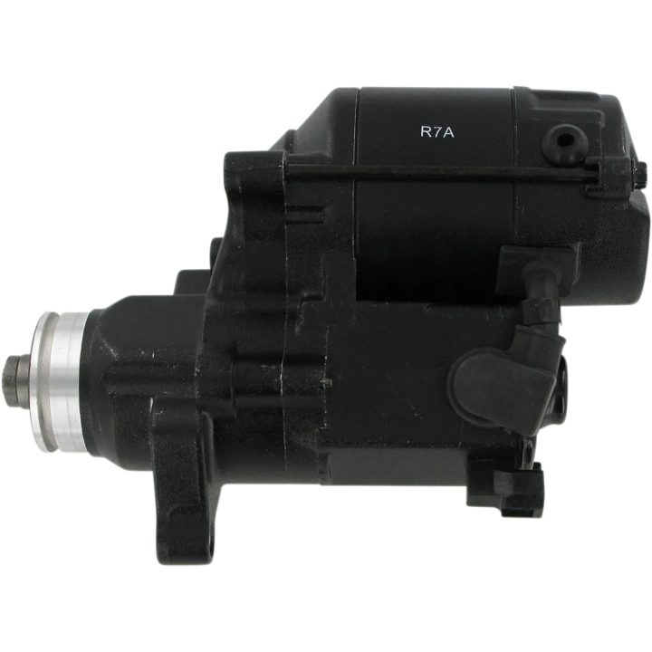 Starter Motor — 12V, 1.5 kW, Black
