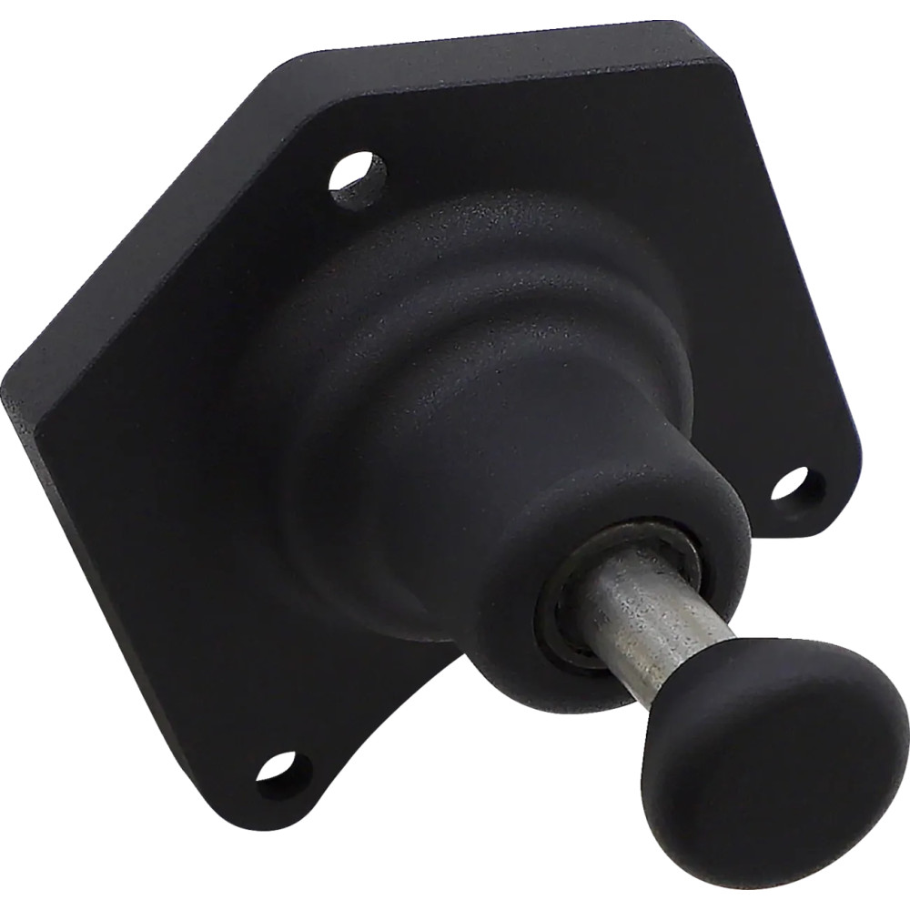 Solenoid End Cover with Starter Button — Black, 1.8 kW