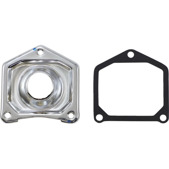 Starter Solenoid Cover — Chrome, 12V, fits 1.0 kW & 2.0 kW starters