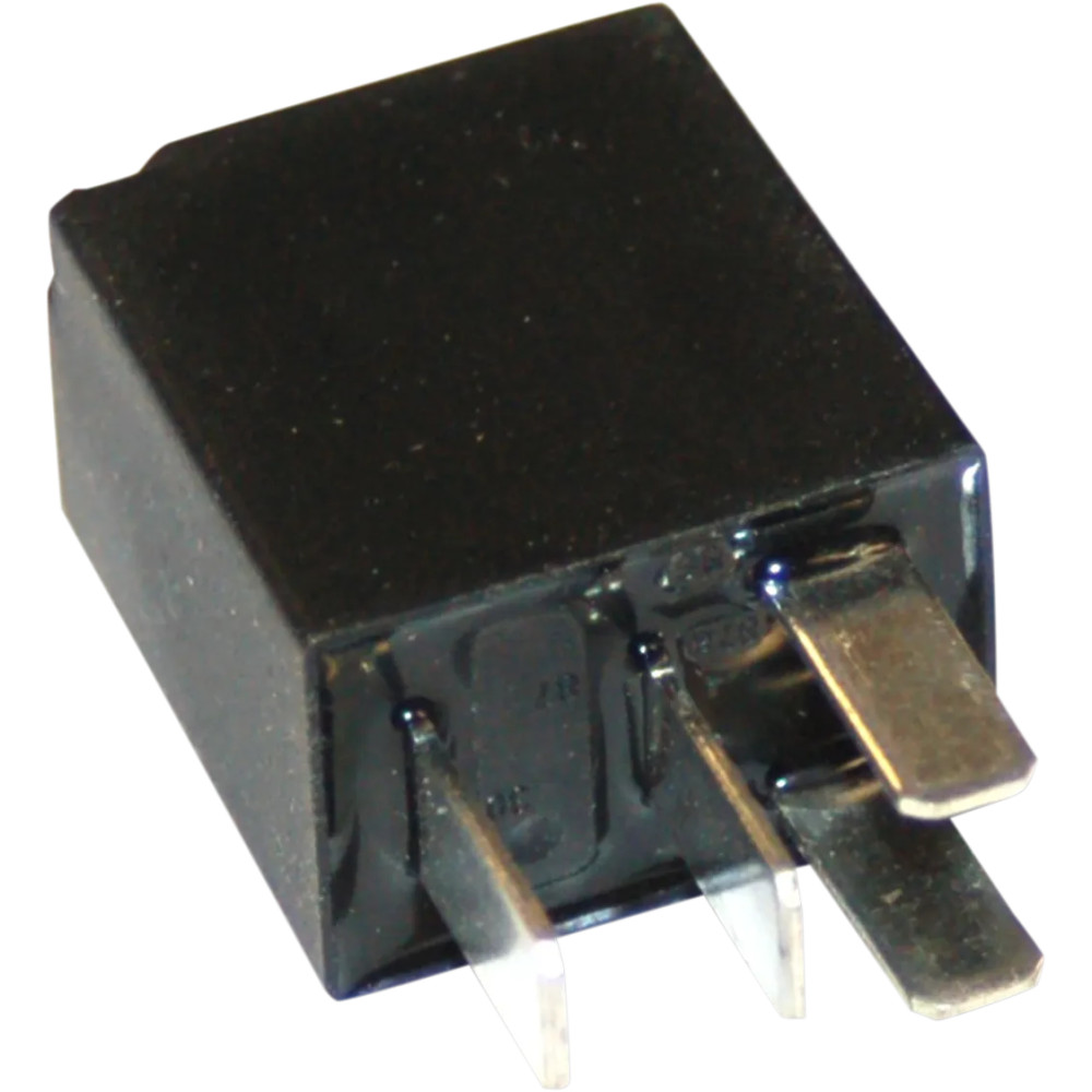 25 Amp Micro Relay/Socket Kit — 25 A, Black