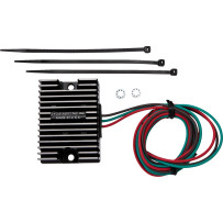 Low Voltage Rectifying Regulator for Harley — 12V 10A, Black