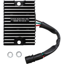 Standard Rectifying Regulator for Harley — 12 V, 10 A, Black