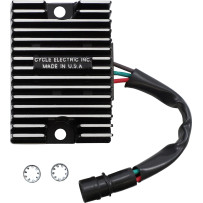 Standard Rectifying Regulator for Harley — 12 V, 10 A, Black