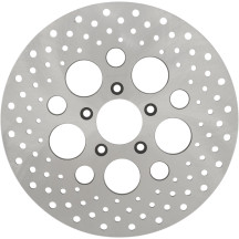 Stainless Steel Drilled Brake Rotor — 292 mm (11.5"), ground finish