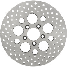 Stainless Steel Drilled Brake Rotor — 292 mm (11.5"), Ground finish